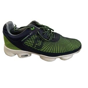 FootJoy HyperFlex Golf Shoes Men 9.5M Green Navy Spiked